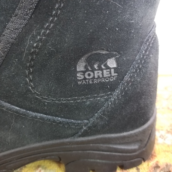 Sorel Waterfall black suede insulate winter boots - Picture 11 of 13